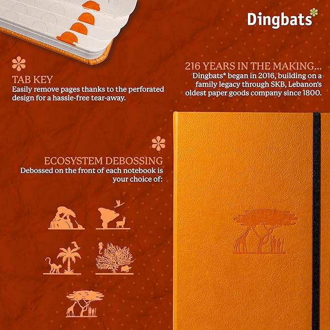 Dingbats* Earth Dotted Writing Journal Notebook A5 - Image 2