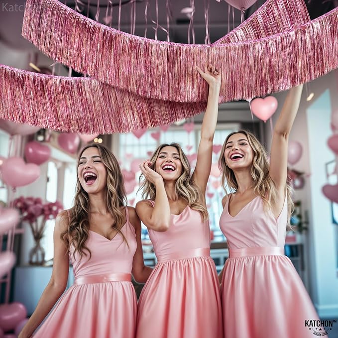 KatchOn, XtraLarge Pink Fringe Banner - Image 4
