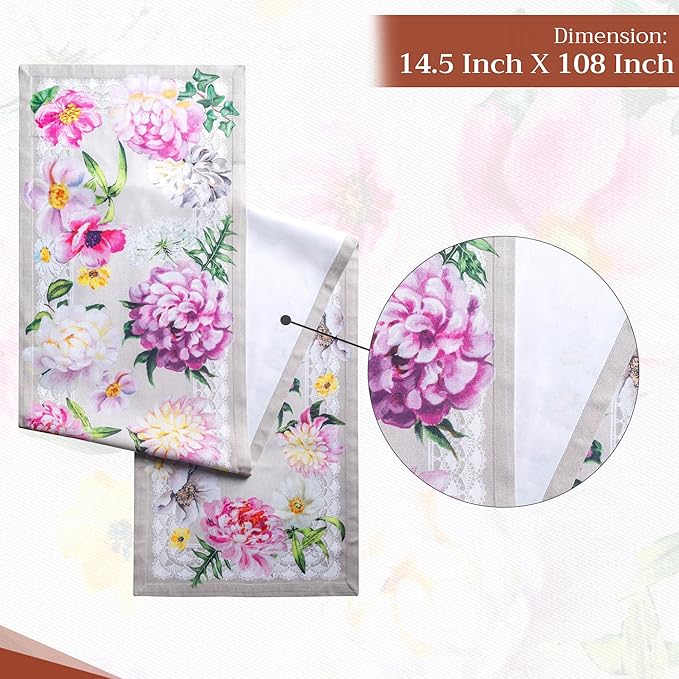 Maison d' Hermine Table Runner 100% Cotton Single Layer Table Runners 108 - Image 4