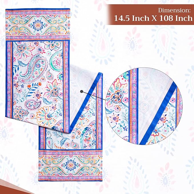 Maison d' Hermine Table Runner 100% Cotton Single Layer Table Runners 108 - Image 4