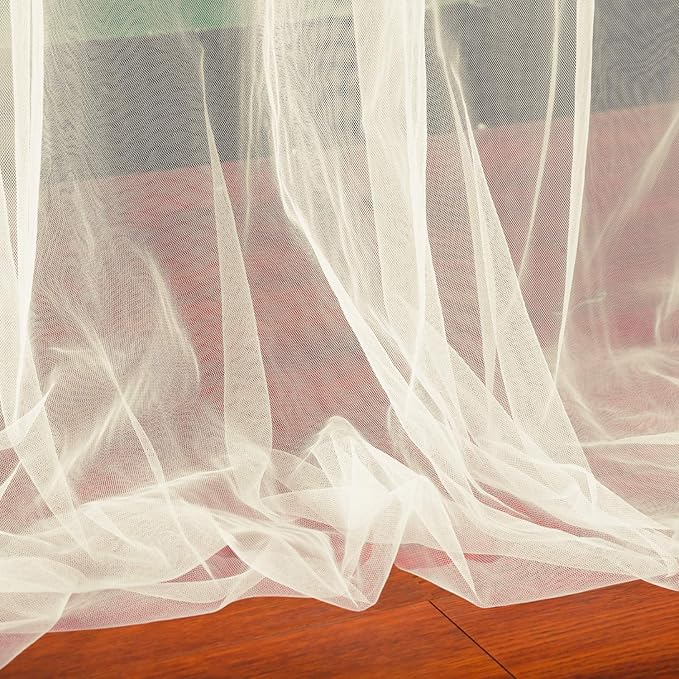 Champagne Sheer Backdrop Curtains - Image 6