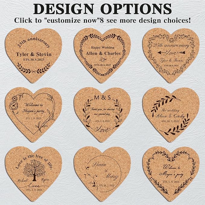 Custom Coasters Personalized Cork Coasters Bulk - Image 5