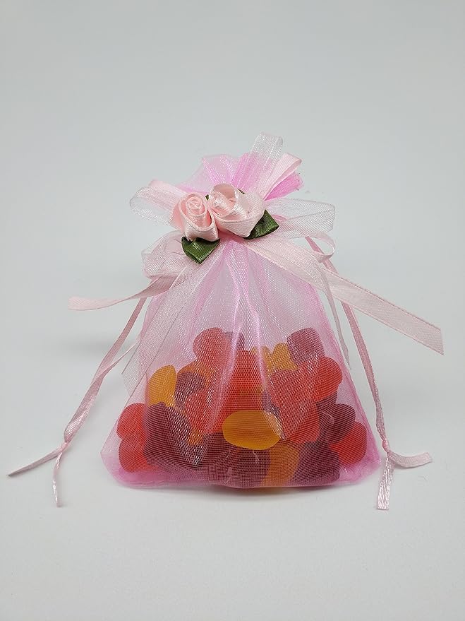 Ankirol 50pcs Sheer Organza Favor Bags - Image 6
