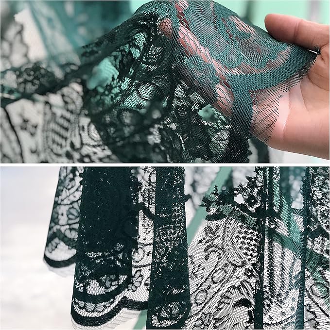Gorgeous Round Lace Tablecloth, Vintage Floral Embroidered Table Cloths - Image 6