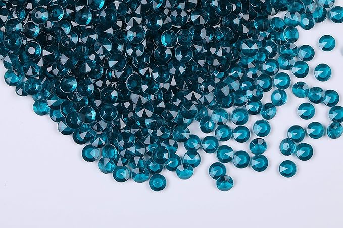 1000pcs Platic Acrylic Gems Fake Acrylic Diamonds Vase filler Beads Faux by WelcometoGintoaria