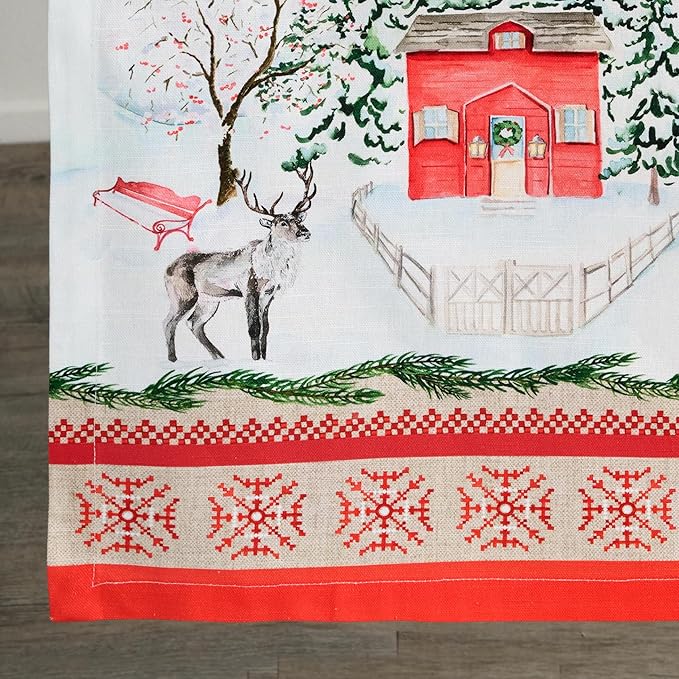 Maison d' Hermine Table Runner 100% Cotton Single Layer Table Runners 108 - Image 7