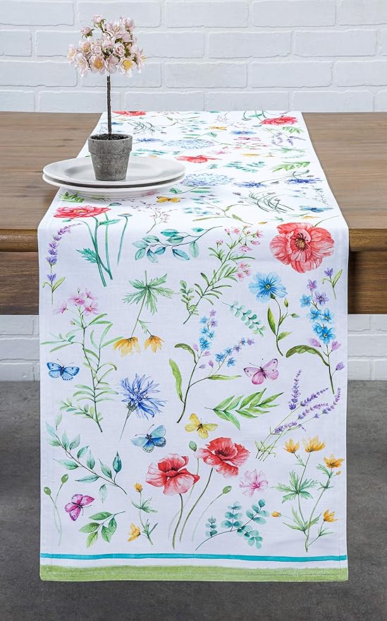 Maison d' Hermine Table Runner 100% Cotton Double Layer Table Runners 108 - Image 8