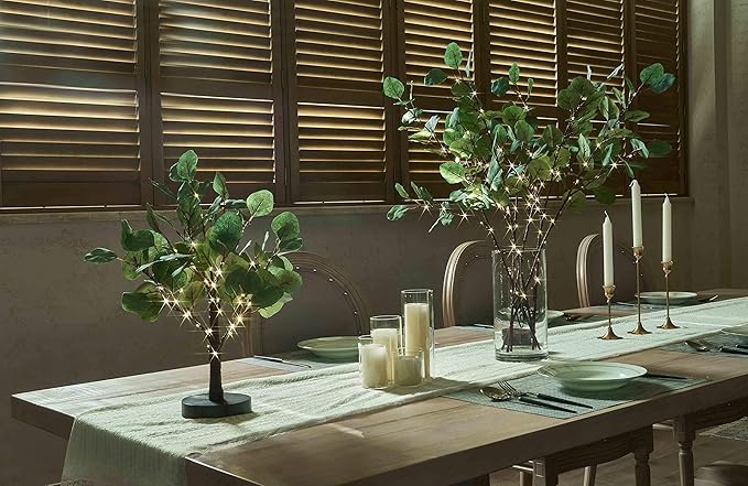 LITBLOOM Lighted Eucalyptus Branches 24IN 36 LED - Image 3