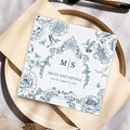 Custom Wedding Cocktail Napkins, Personalized Paper Napkin by GiantBigHands
