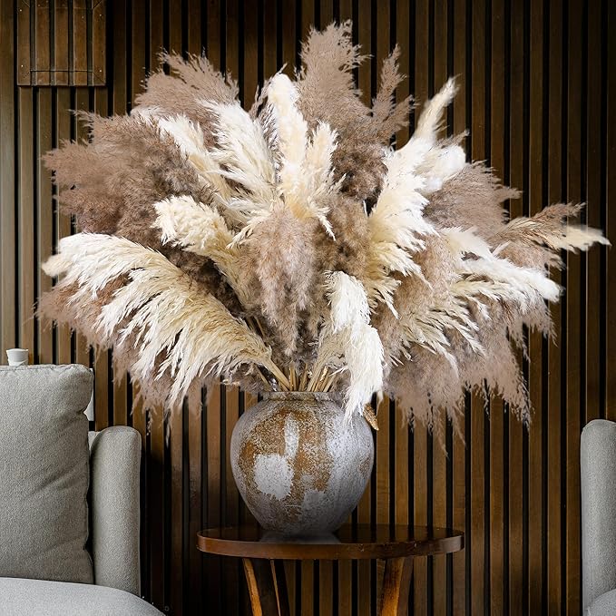 40 PCS Nature Pampas Grass Bouquet Decor - Image 7