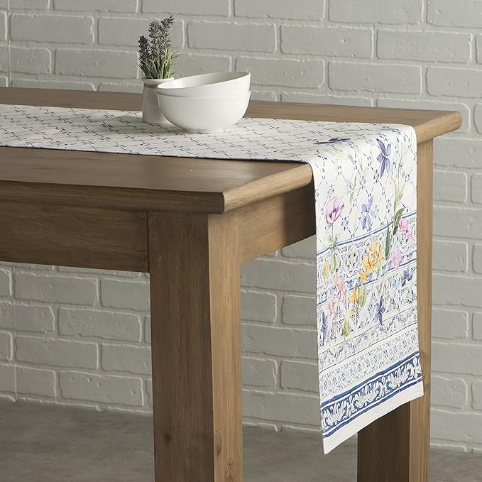 Maison d' Hermine Table Runner 100% Cotton Double Layer Table Runners 108 - Image 7