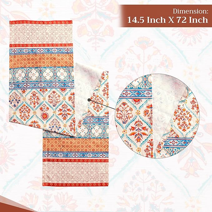 Maison d' Hermine Table Runner 100% Cotton Single Layer Table Runners 72 inches - Image 4
