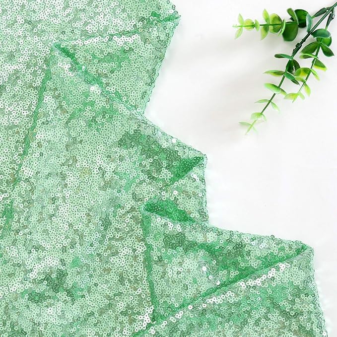 Eternal Beauty Mint Green Table Runner - Image 3