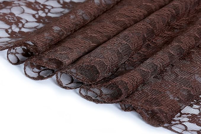 MDS Pack of 25 Wedding 12 x 108 inches Lace Table Runner - Image 4