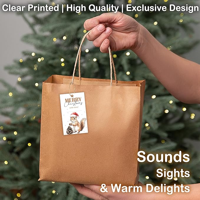 40 Pcs Christmas Gift Tags, 2.1"×3.5" Merry Christmas Tree Paper Tags - Image 5