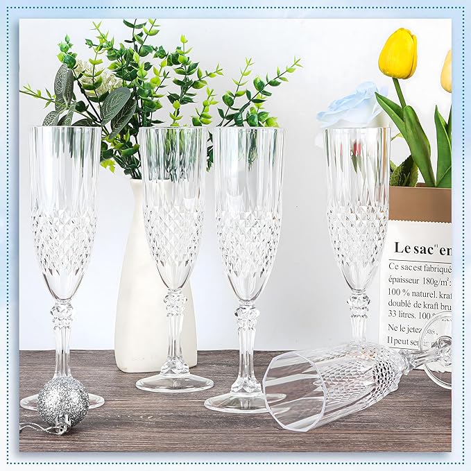 Plastic Champagne Flutes - Image 6