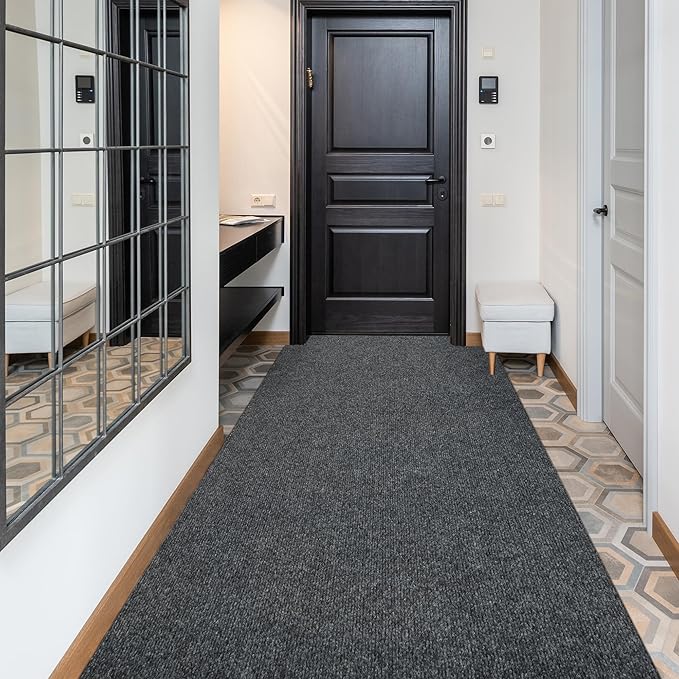jxgzyy Runner Rugs 3 x 10 ft, Non Slip Entrance Doormat, 0.25” Thickness Indoor by jxgzyy