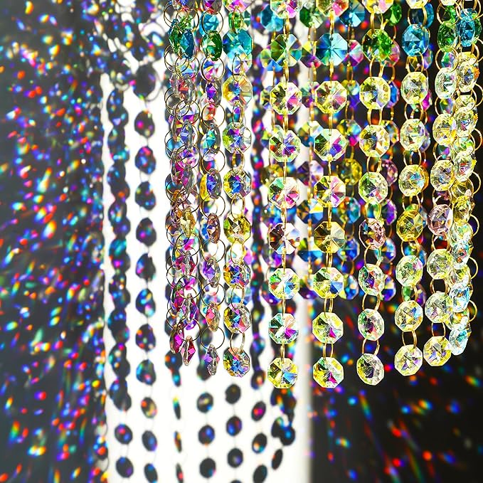 Crystal Suncatchers Window Hanging Wind Chime Garden Porch Home Wedding Party - Image 7