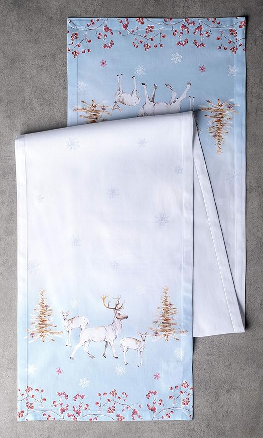 Maison d' Hermine Table Runner 100% Cotton Single Layer Table Runners 60 inches - Image 2