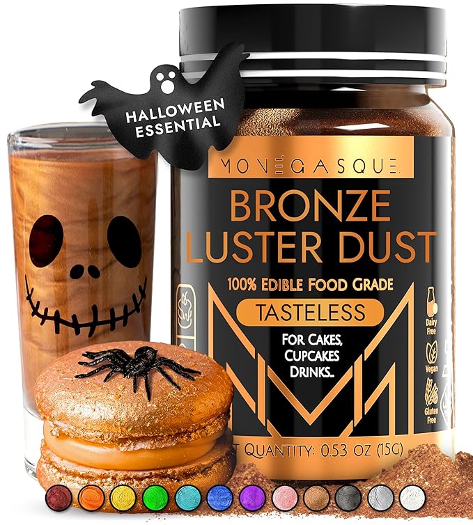 MONÉGASQUE Bronze Edible Glitter by MON%C3%89GASQUE