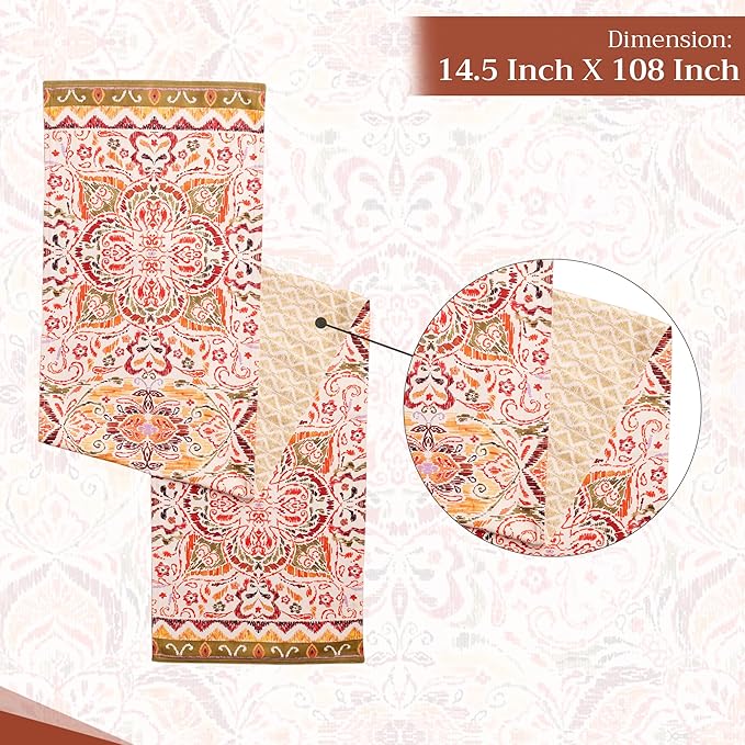 Maison d' Hermine Table Runner 100% Cotton Double Layer Table Runners 108 - Image 4