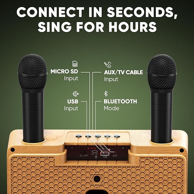 MASINGO Karaoke Machine for Adults and Kids - Image 7