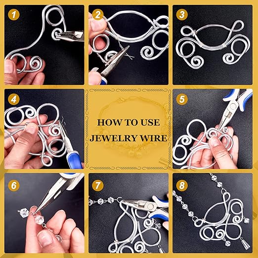 BENECREAT 10 Gauge Jewelry Craft Aluminum Wire 80 Feet Bendable Metal Sculpting - Image 3