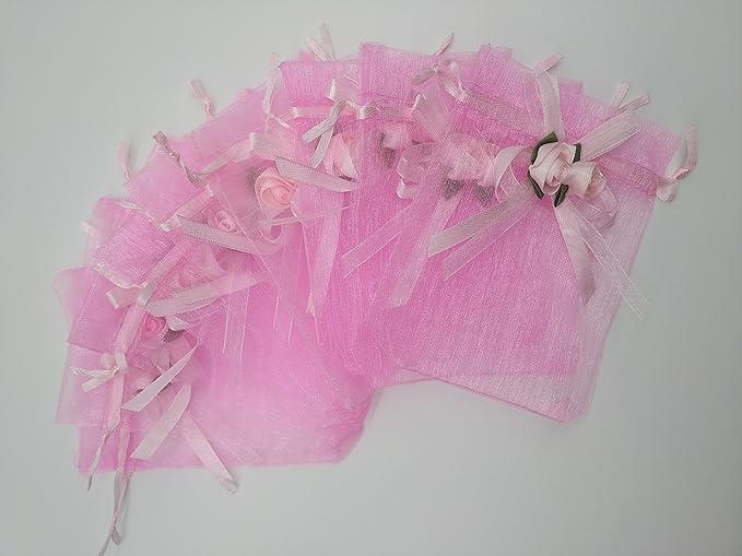 Ankirol 50pcs Sheer Organza Favor Bags - Image 7