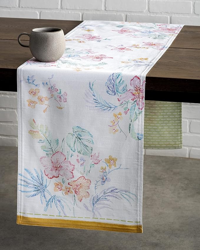 Maison d' Hermine Table Runner 100% Cotton Double Layer Table Runners 108 - Image 8
