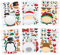 JOYIN 24 Pcs Christmas Make-a-face Stickers, Make Your Own Characters Mix and by JOYIN