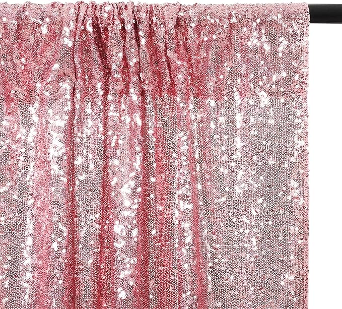 Poise3EHome 8FT x 8FT Sequin Photography Backdrop Curtain - Image 6