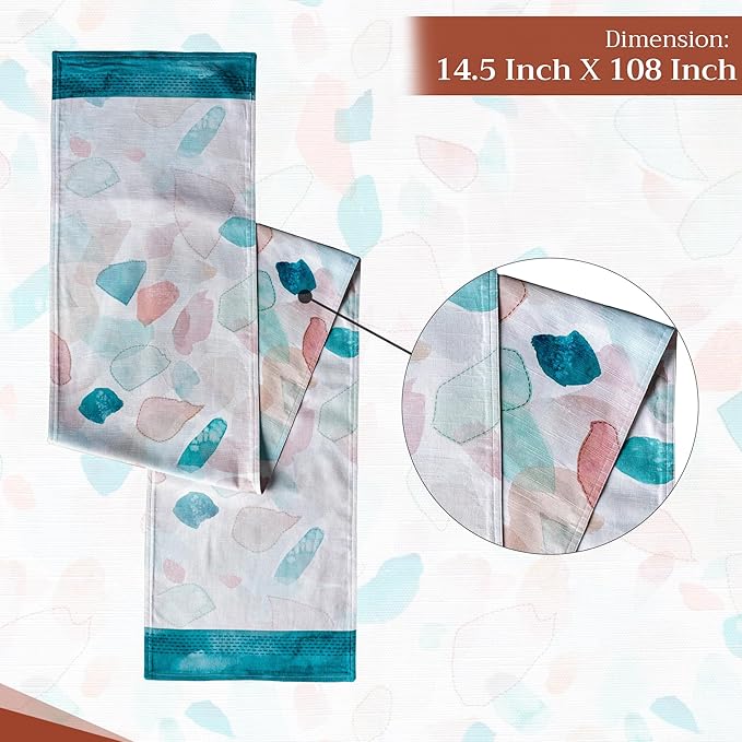 Maison d' Hermine Table Runner 100% Cotton Double Layer Table Runners 108 - Image 4