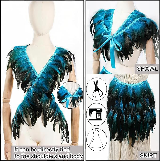 Holmgren Pink Rooster Feathers Trim - Image 2