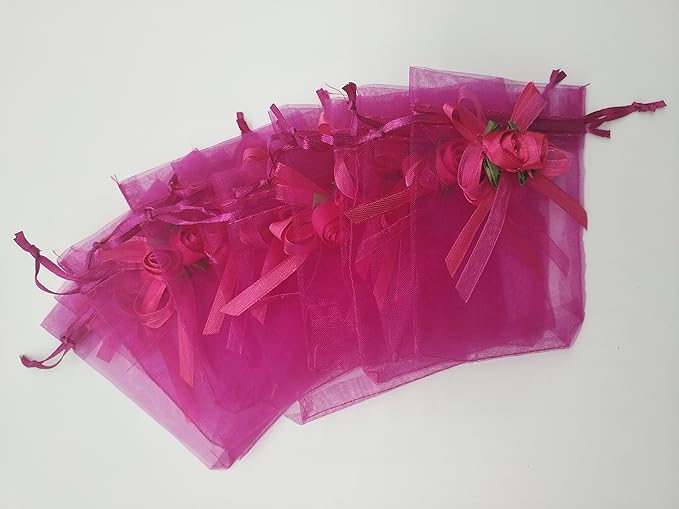 Ankirol 50pcs Sheer Organza Favor Bags - Image 5