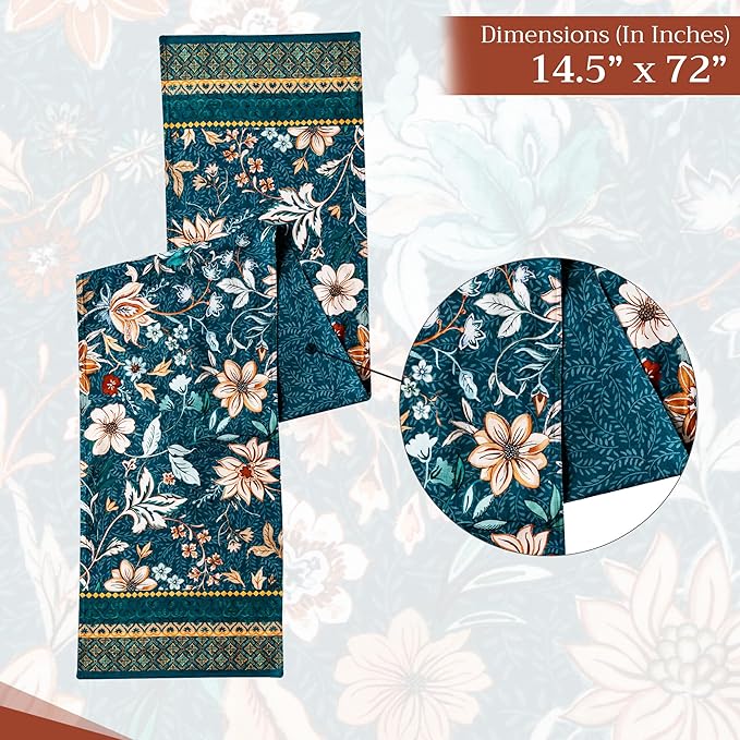 Maison d' Hermine Table Runner 100% Cotton Double Layer Table Runners 72 inches - Image 6