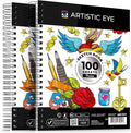 ARTISTIC EYE 9x12 Premium Sketch Book Set, 100 Sheets, Spiral Bound, Acid-Free by ARTISTICEYE
