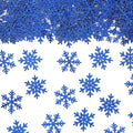 200PC Snowflake Confetti Dark Blue Christmas Confetti Snowflakes Table Scatter by Vofrise