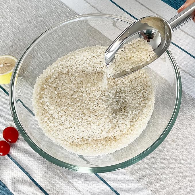 Metal Ice Scoop 8 Oz, Small Stainless Steel Ice scooper - Image 5