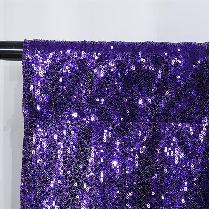 SquarePie Sequin Backdrop Curtain Non-Transparent Sparkly Background - Image 5