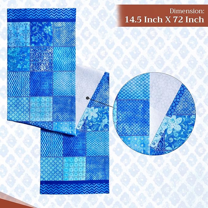Maison d' Hermine Table Runner 100% Cotton Single Layer Table Runners 72 inches - Image 4