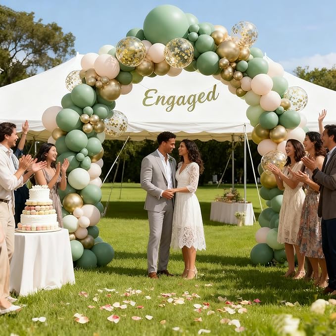 Sage Green Balloon Arch Kit - Image 6
