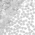 Silver Heart Table Sequins & Metallic Sprinkles by WHITEEN+POP