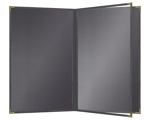 Goodsmart Pajco Style Restaurant Menu Covers – Pack of 10, Side-Loading Menu by Goodsmart