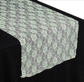 MDS Pack of 15 Wedding 12 x 108 inches Lace Table Runner by MDS
