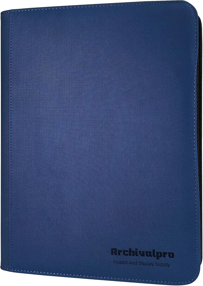 9 Pockets Premium Card Binder 360 Cards Trading Card Binders Zip Card Storage by TradingCardProtectionExpert