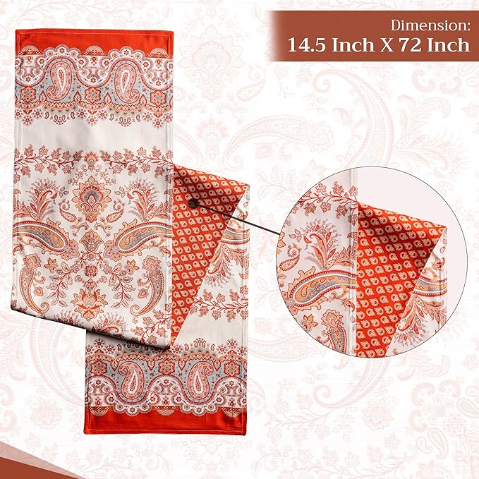 Maison d' Hermine Table Runner 100% Cotton Double Layer Table Runners 72 inches - Image 4