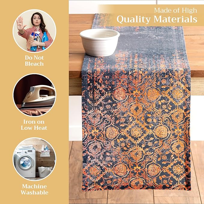 Maison d' Hermine Table Runner 100% Cotton Single Layer Table Runners 108 - Image 3