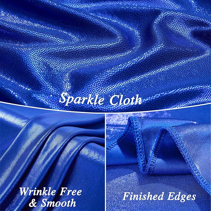 20ftx10ft Royal Blue Sequin Backdrop Curtain Panels - Image 5