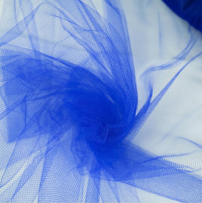 Craft And Party, Royal Blue Fabric Tulle Roll 54 Inch by 40 Yards Fabric Tulle - Image 5
