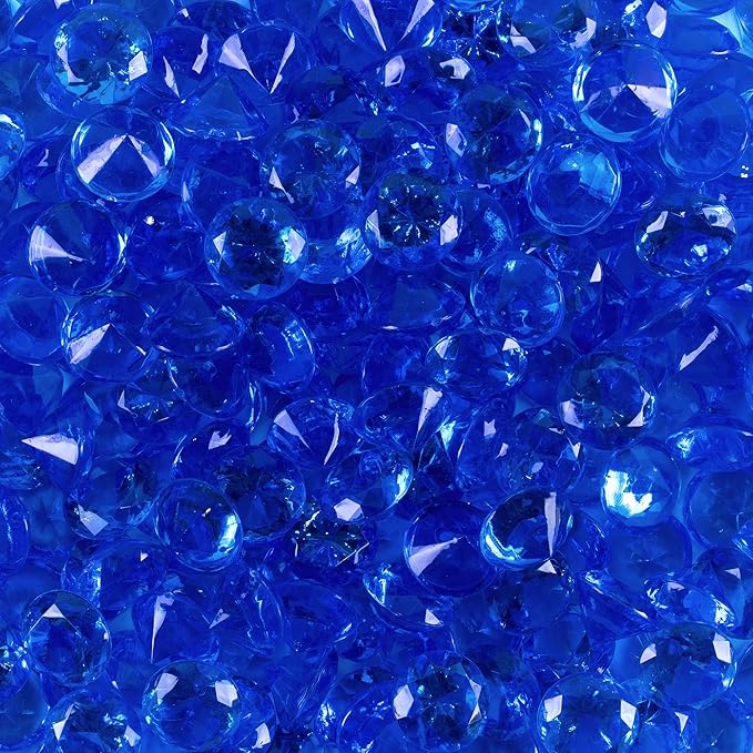 Super Z Outlet Acrylic Color Faux Round Diamond Crystals Treasure Gems - Image 4